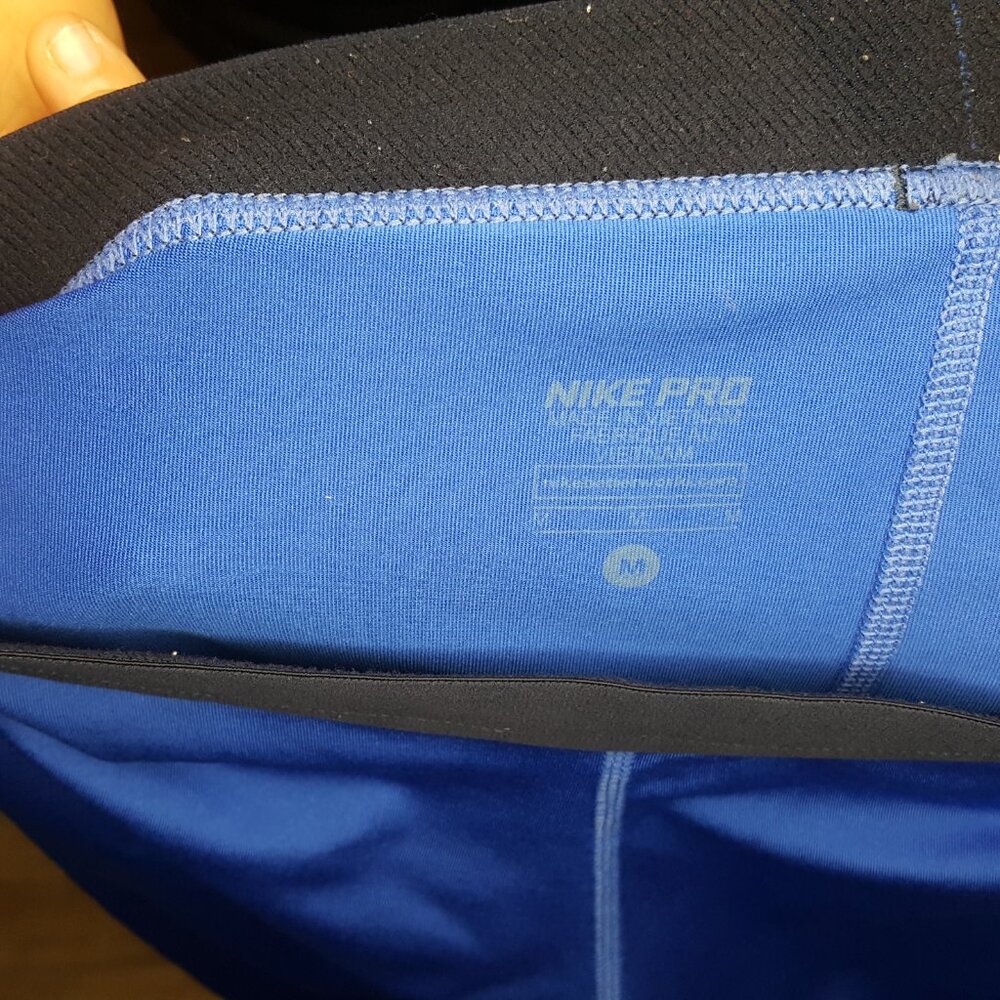 Blue Athletic Capris - Picture 3 of 4
